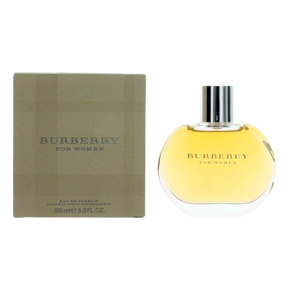 Bottle of Burberry by Burberry, 3.3 oz Eau De Parfum Spray for Women